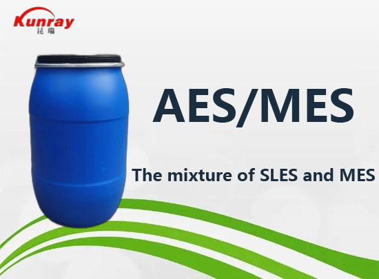 The mixture of SLES and MES(AES/MES)